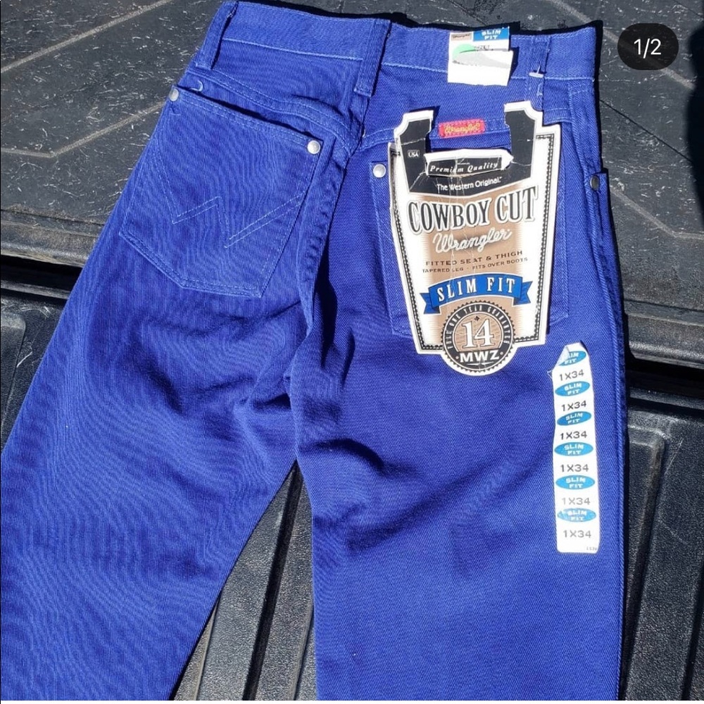 Royal Blue Vintage Wranglers